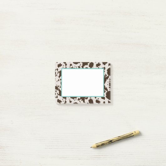 Koe afdrukken post-it® notes (Op bureau)