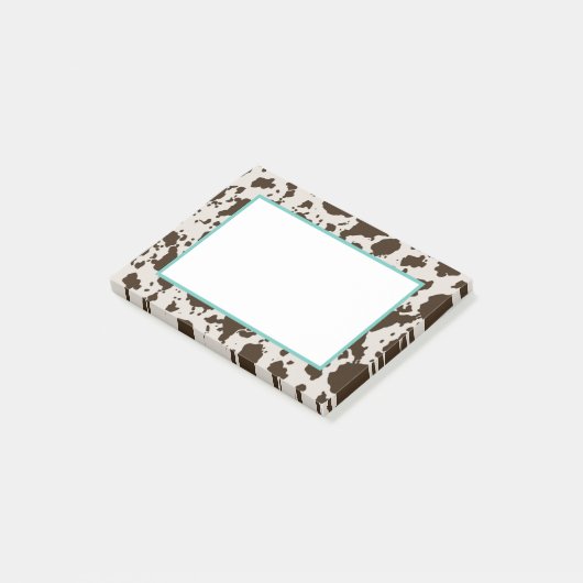 Koe afdrukken post-it® notes (Schuin)