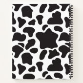 Koe Afdrukken Spiraal Notitieboek (Achterkant)
