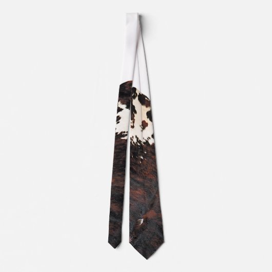 koe afdrukken stropdas (Achterkant)