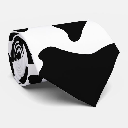 Koe afdrukken stropdas (Opgerold)