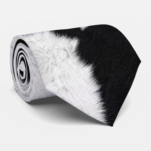 koe afdrukken stropdas (Opgerold)