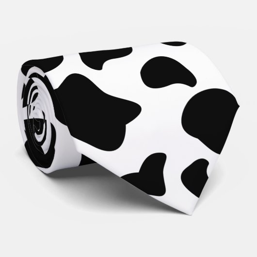Koe afdrukken stropdas (Opgerold)