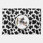 Koe afdrukken theedoek (Horizontaal)