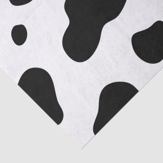 Koe afdrukken  tissuepapier (Detail)