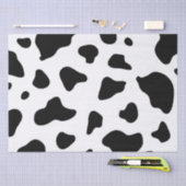 Koe afdrukken tissuepapier (Craft)