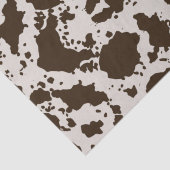 Koe afdrukken tissuepapier (Detail)