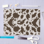 Koe afdrukken tissuepapier (Craft)