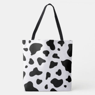Koe afdrukken tote bag