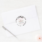 Koe Afdrukken Verjaardag Sticker Labels (Envelop)