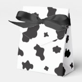 Koe Afdrukken zwart en wit Bedankdoosjes (Voorkant Zijde)