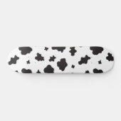 Koe Afdrukken zwart en wit Persoonlijk Skateboard (Horizontaal)