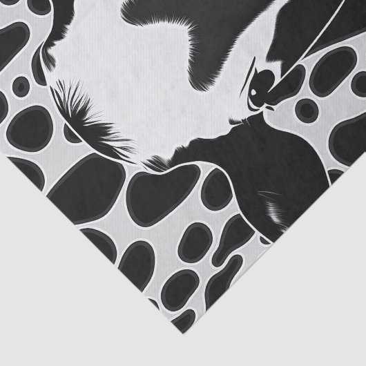 Koe Afdruklossingspagina Tissuepapier (Detail)