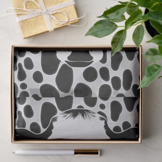 Koe Afdruklossingspagina Tissuepapier (Geschenk)