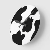 Koe Afdrukwandklok Ronde Klok (Hoek)