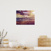 Koe afgenomen door Aliens Fantasy Art Poster (Keuken)