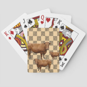 Koe afspeelkaartdeck speelkaarten