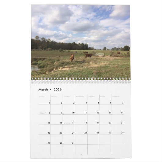 Koe agenda kalender (Mar 2026)