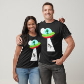 Koe Alien Ontvoering Sci Fi Ufo T-shirt (Unisex)