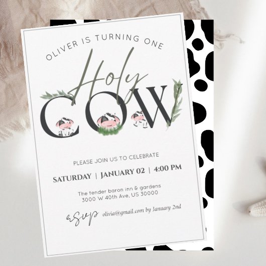 koe All Age Boy Verjaardag Kaart