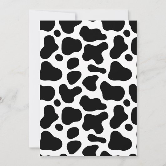 koe All Age Boy Verjaardag Kaart (Achterkant)