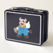 Koe als ambachtsman met Hammer (Achterkant)