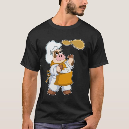 Koe als Cook met Dough T-shirt (Voorkant)