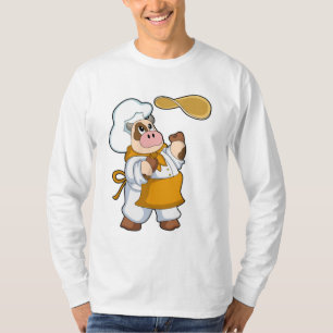 Koe als Cook met Dough T-shirt