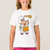 Koe als Cook met Dough T-shirt (Voorkant)
