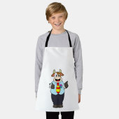 Koe als leraar met Stropdas Schort (Gedragen)