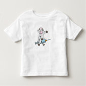 Koe als verpleegster met hart en spuit kinder shirts (Voorkant)