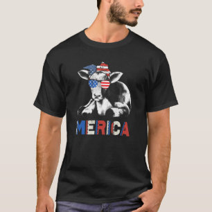 Koe Amerikaanse Onafhankelijkheidsdag uitroepen T-shirt