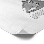 Koe Anatomie  afdrukken Poster (Hoek)