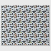 Koe Animal Pattern Design Cadeaupapier (Vlak)