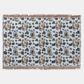 Koe Animal Pattern Design Deken (Voorkant)