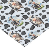 Koe Animal Pattern Design Korte Tafelloper (Hoek)