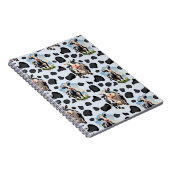 Koe Animal Pattern Design Notitieboek (Rechterzijde)