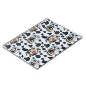 Koe Animal Pattern Design Notitieboek (Linkerzijde)