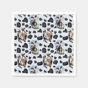 Koe Animal Pattern Design Servet