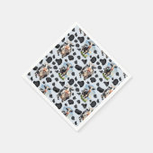 Koe Animal Pattern Design Servet (Hoek)