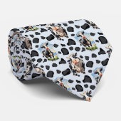 Koe Animal Pattern Design Stropdas (Opgerold)