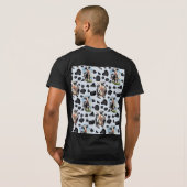 Koe Animal Pattern Design T-shirt (Achterkant volledig)