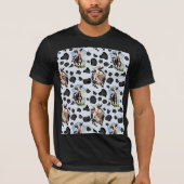 Koe Animal Pattern Design T-shirt (Voorkant)