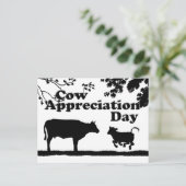 Koe appreciatiedag briefkaart (Staand voorkant)