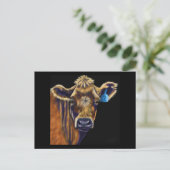 Koe Art - Lucky Number Seven Briefkaart (Staand voorkant)