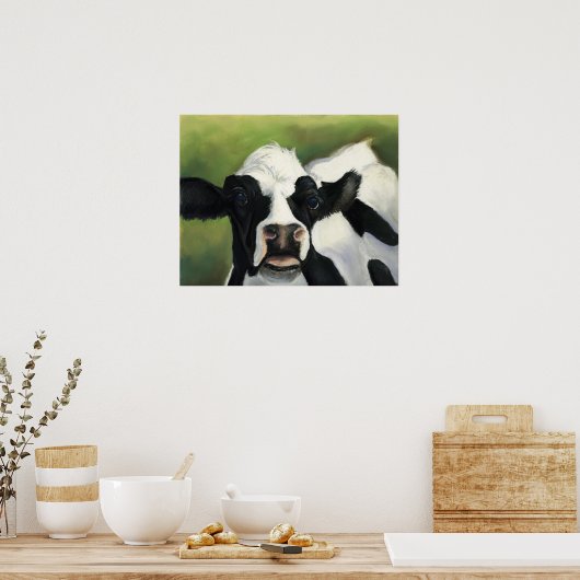 Koe Art Print (Keuken)