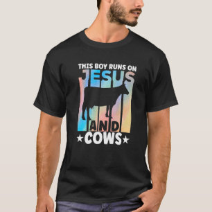 Koe Artikel Boer Koe Liefhebber voor Jongens Premi T-shirt