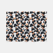 Koe Baby Blanket Fleece Deken (Voorkant (Horizontaal))