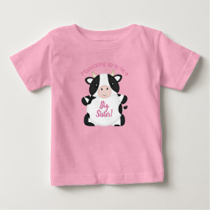 Koe Baby shower Boerderij Pink Girl