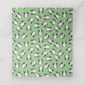 Koe Baby shower Boerderij Plaatskaartje (Binnenkant ongevouwen)